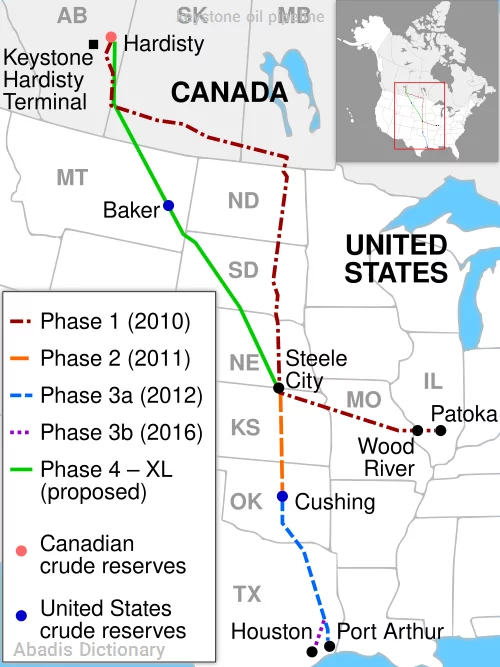 keystone oil pipeline